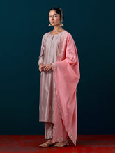 Scalloped embroidered dupatta