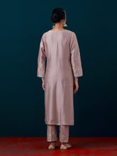 All over motifs placket kurta with pant