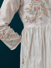 Embroidered yoke with gathers kurta and pant