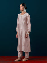 All over motifs placket kurta