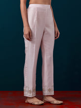 Embroidered yoke with gathers kurta and pant