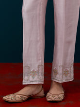 Embroidered yoke with gathers kurta and pant