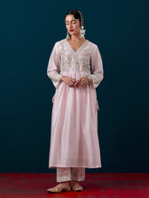 Embroidered yoke with gathers kurta