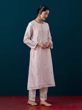 All over motifs yoke kurta with pant