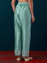 Embroidered yoke with gathers kurta and pant