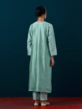 All over motifs yoke kurta with pant