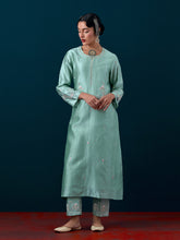 All over motifs yoke kurta with pant