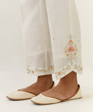 Off White hand embroidered palazzo