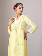 Yellow gota jacket set