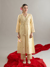 Yellow gota jacket set