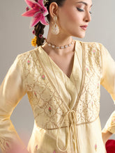 Yellow gota jacket set