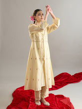 Yellow gota jacket set