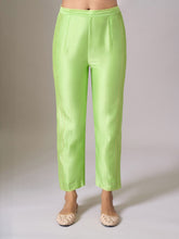 Green gota placket kurta with pant