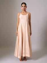 Old rose embroidered jacket with sleevless anarkali