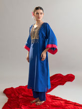 Royal Blue kaftan and pant set