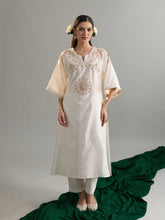 Off white kaftan and pant set