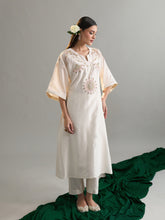 Off white kaftan and pant set