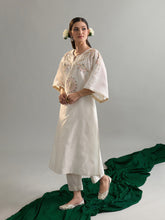 Off white kaftan and pant set