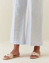 Lavender  striped cotton sphagetti and pant set