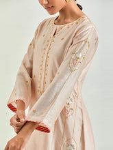 Old Rose  hand embroidered kurta set