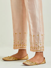 Old Rose  hand embroidered kurta set