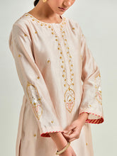 Old Rose  hand embroidered kurta set