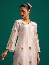 Pink all over motifs kurta