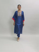 Royal Blue kaftan and pant set