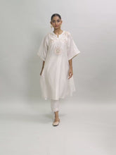 Off white kaftan and pant set