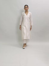 Off White gota angrakha kurta with pant