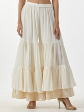 Off White Cotton Sharara