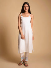 Off white cotton slip