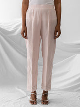 Ivory embroidered cotton palazzo