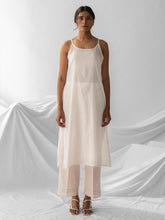 Ivory Cotton spaghetti slip