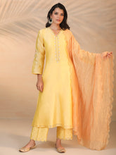 Orange chanderi tissue dupatta