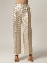 Off white chanderi palazzo