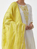 Bright Yellow Silk Chanderi Dupatta