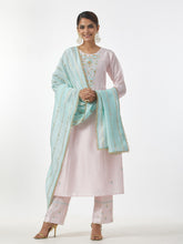 Mint Silk Chanderi Dupatta